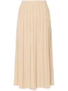 Max Mara Luisa Midi Skirt In Neutrals