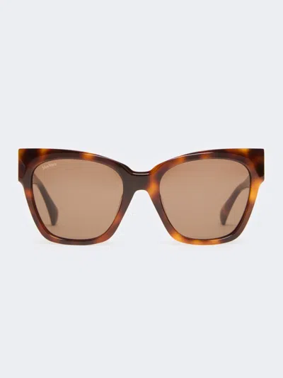 Max Mara Lunettes De Soleil Forme Papillon In Brown