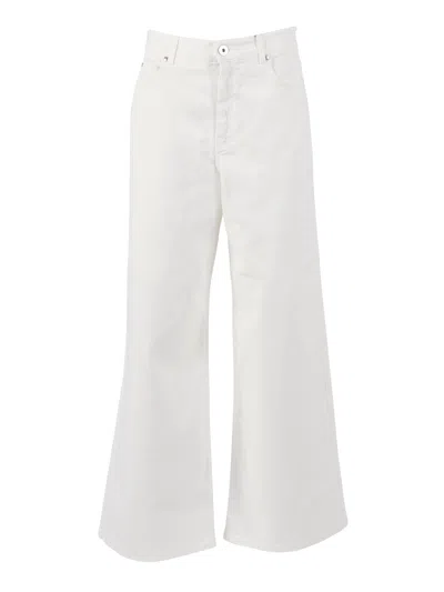 Max Mara Weekend Pantalone Lungo Medina In White