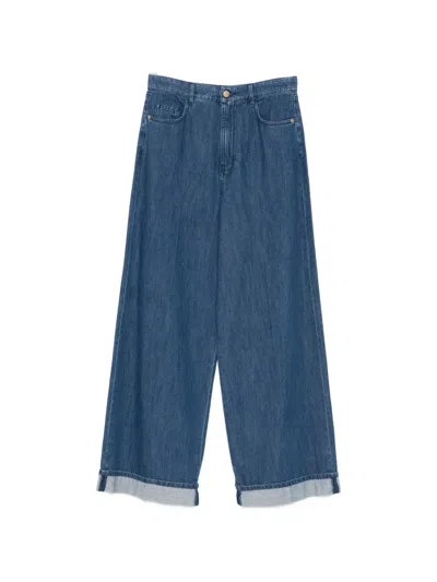 Max Mara Lupino Cuffed Trousers In Blue