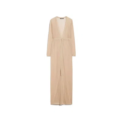 Max Mara Lurex Robby Cardigan In Neutral