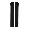 Max Mara Timor Gloves Black In Black