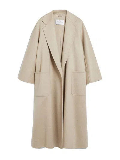 Max Mara Luxurious Cashmere Jacket In Beige For The Modern Woman