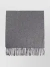 Max Mara Luxurious Cashmere Wraparound Rectangle Scarf In Gray
