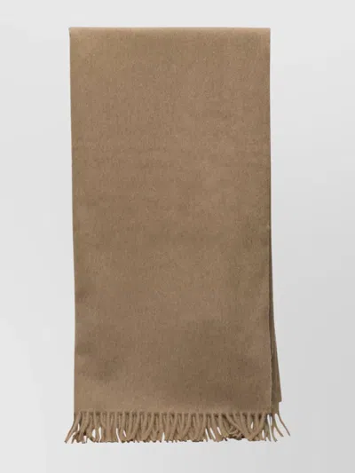 Max Mara Luxurious Scarves Featuring Fringed Edges In Brown