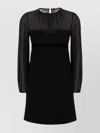 Max Mara Luxurious Silk And Acetate Blend Dress