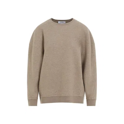 MAX MARA MAX MARA WOOL-CASHMERE BLEND SWEATSHIRT WITH RELAXED FIT AND DETAILING