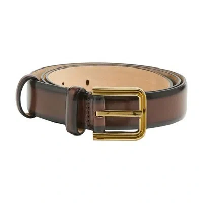 Max Mara M Belt 30 Mm In Brown
