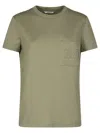 Max Mara M Monogram Cotton Jersey T-shirt Clothing In Green