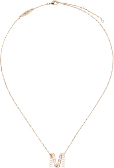 Max Mara 'm' Pendant Necklace