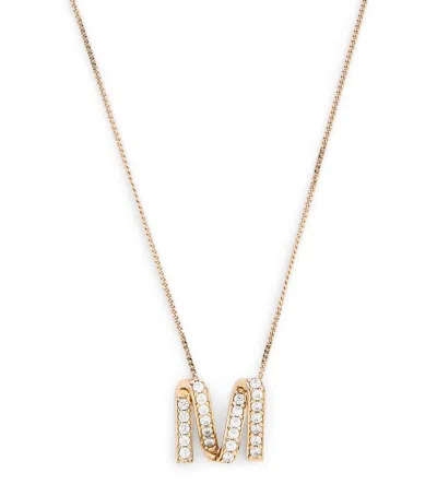 MAX MARA M PENDANT NECKLACE