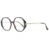 Max Mara Ma-1053729-fbb-699 Tortoiseshell Plastic Eyeglasses In Gold
