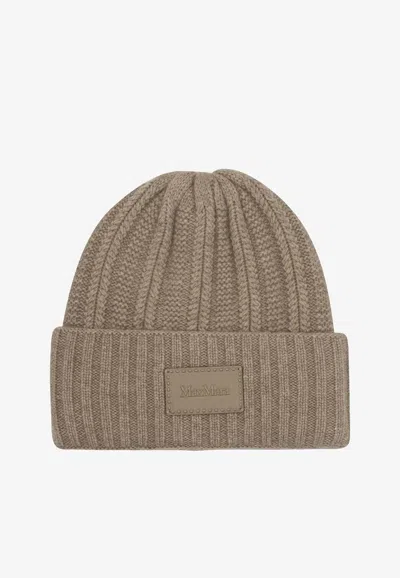 MAX MARA MACBETH CASHMERE RIBBED BEANIE