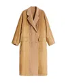 Max Mara Mad1951 Double-sided Coat In Brown