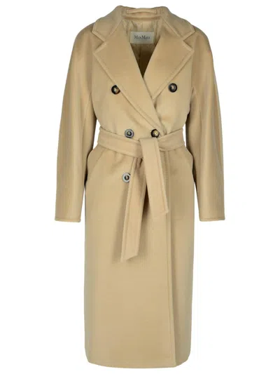 Max Mara Madame' Beige Wool Blend Coat