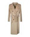 Max Mara Double-breasted Belted Coat In Neutral