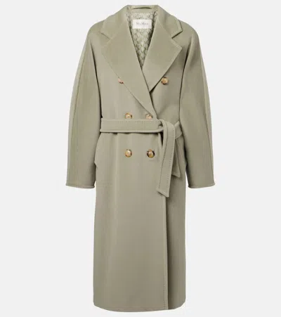 Max Mara Madame Belted Wool And Cashmere Coat