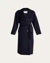 Max Mara Patrik Coat In Navy