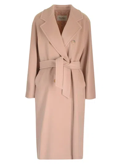 Max Mara Madame Coat In Pink
