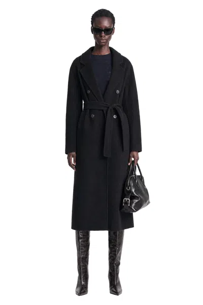 Max Mara Madame Coat In Black
