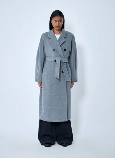 Max Mara Madame Coat In Blue