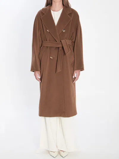 Max Mara Madame Coat In Brown
