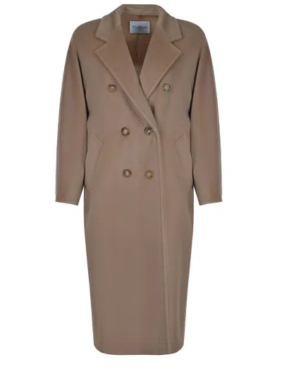Max Mara "madame" Coat In Brown