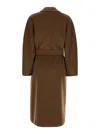 Max Mara Madame Coat In Brown
