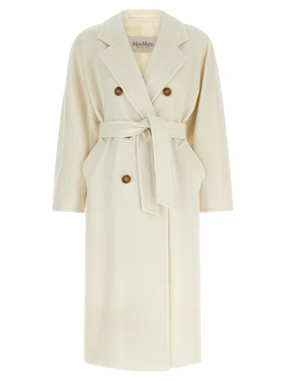 Max Mara Madame Coat In White