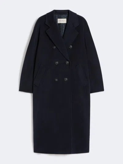 Max Mara Madame Coat Navy In Blue