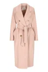 Max Mara 101801 Virgin Wool And Cashmere Iconic Coat In Powder