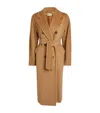 Max Mara Madame Wool And Cashmere Coat In Beige
