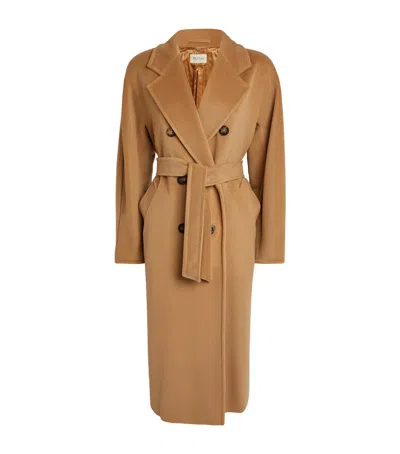 Max Mara Madame Icon Coat In Beige