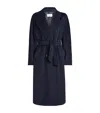 Max Mara Navy Madame Coat In Blue