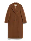 Max Mara 101801 Double-breasted Wool Coat In Caramello