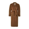 Max Mara Maxmara Women Melinda - Cashmere Midi Coat With Belt In Brown