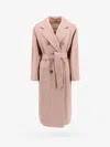 Max Mara 101801 Virgin Wool And Cashmere Iconic Coat In Pink