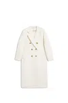 Max Mara Madame Puffer Jacket In Bianco