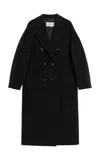 Max Mara Madame Wool-cashmere Coat In Black