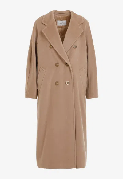 Max Mara Madame Wool Coat In Multi