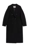 Max Mara Madame Wool Coat In Black