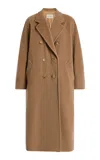 Max Mara Madame Wool Coat In Multi