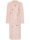 Max Mara 101801 Virgin Wool And Cashmere Iconic Coat In Pink