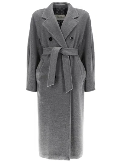Max Mara Madame Wool-cashmere Jacket In Grey