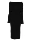 Max Mara Madatti Knitted Embellished Maxi Dress In Black