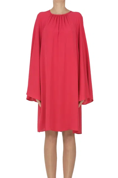 Max Mara Madia Cady Dress In Red