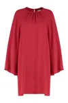 Max Mara Studio Madia Cady Tunic Top In Red