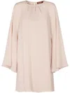Max Mara Pink Triacetate Blend Madia Dress In Make Up Nude