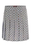 Max Mara Studio Madison Pleated Skirt In Neutral