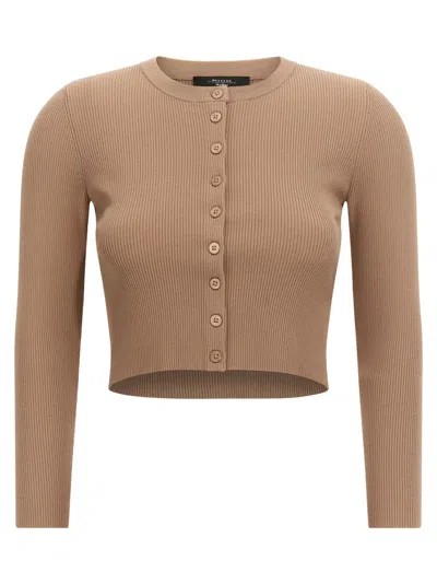 Max Mara 'magiaro' Cardigan In Brown